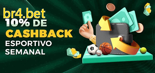 10% de bônus de cashback na br4.bet