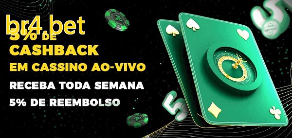 Promoções do cassino ao Vivo br4.bet